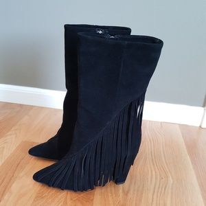 splendid camron fringe boot